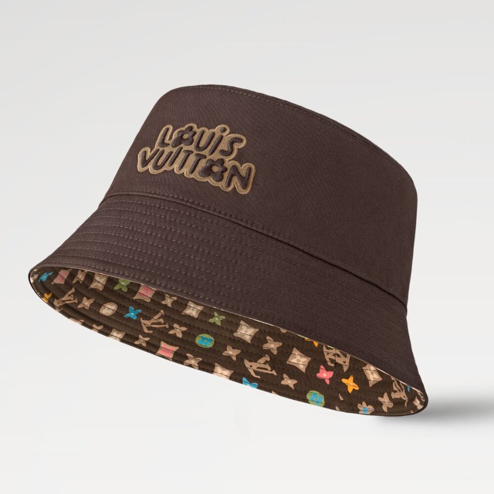 NEW Louis Vuitton by Tyler, the Creator Monogram Craggy Reversible Bucket Hat